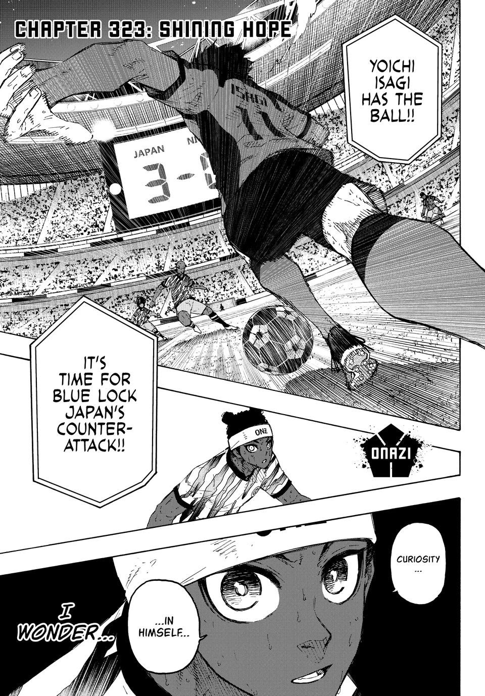 Blue Lock chapter 323 page 1