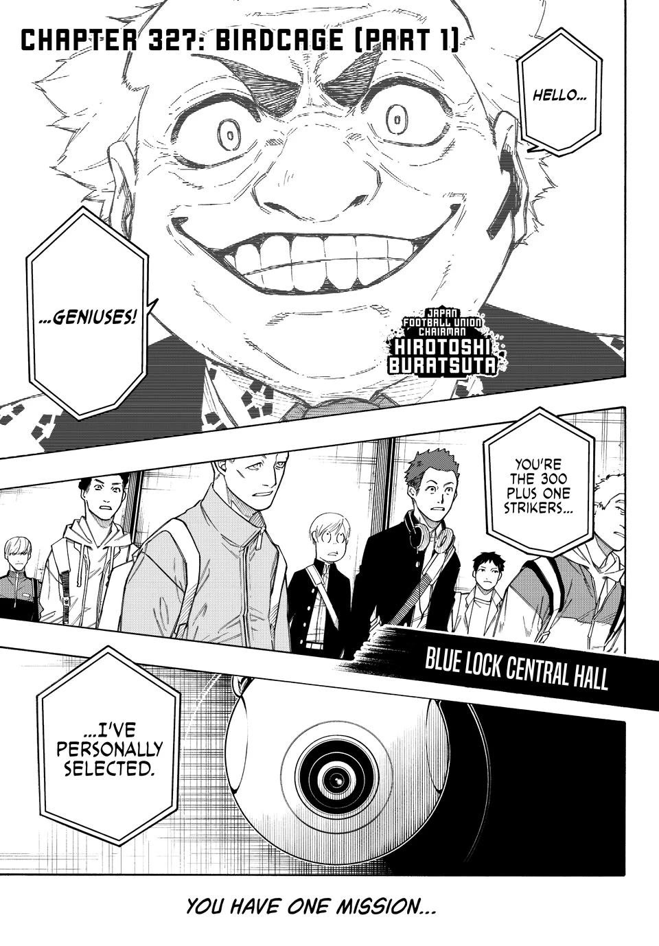 Blue Lock chapter 327.1 page 1