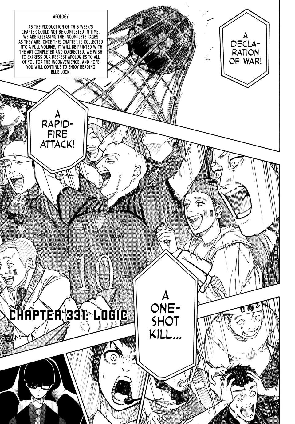 Blue Lock chapter 331 page 1