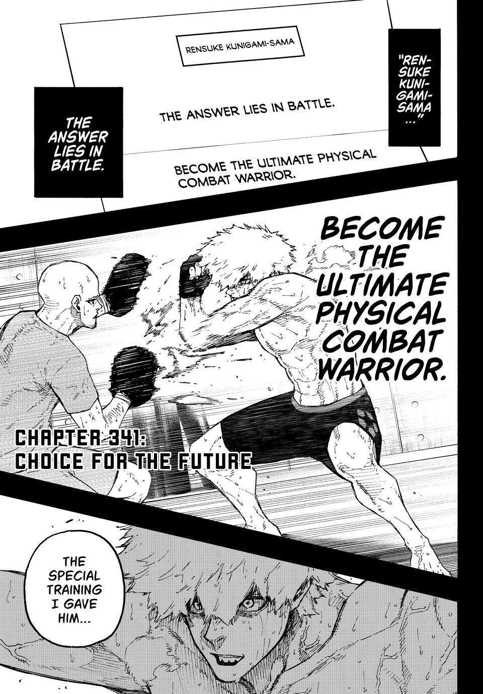 Blue Lock chapter 341 page 1