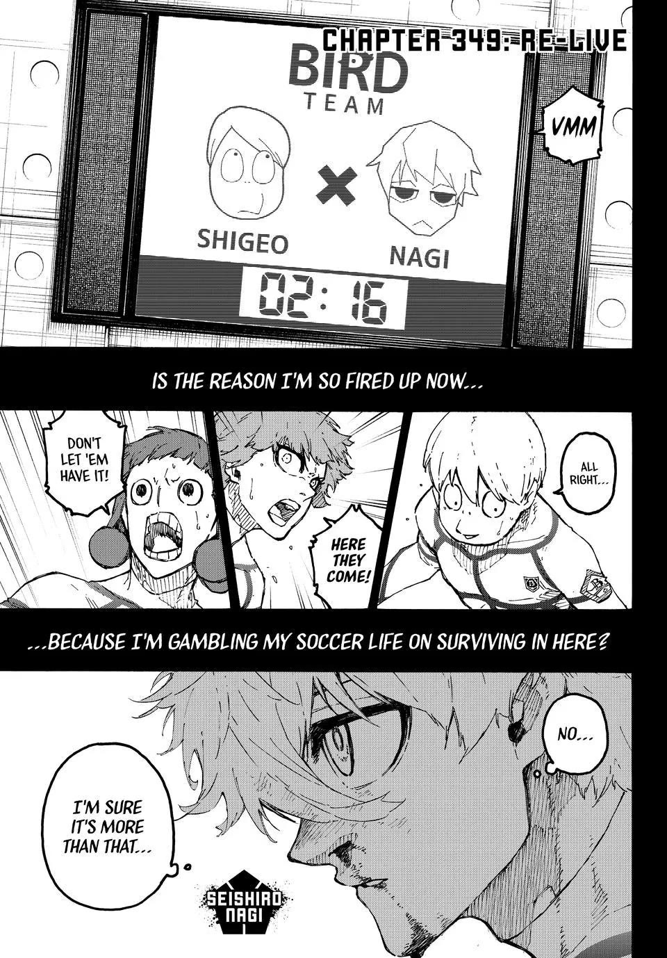 Blue Lock chapter 349 page 1