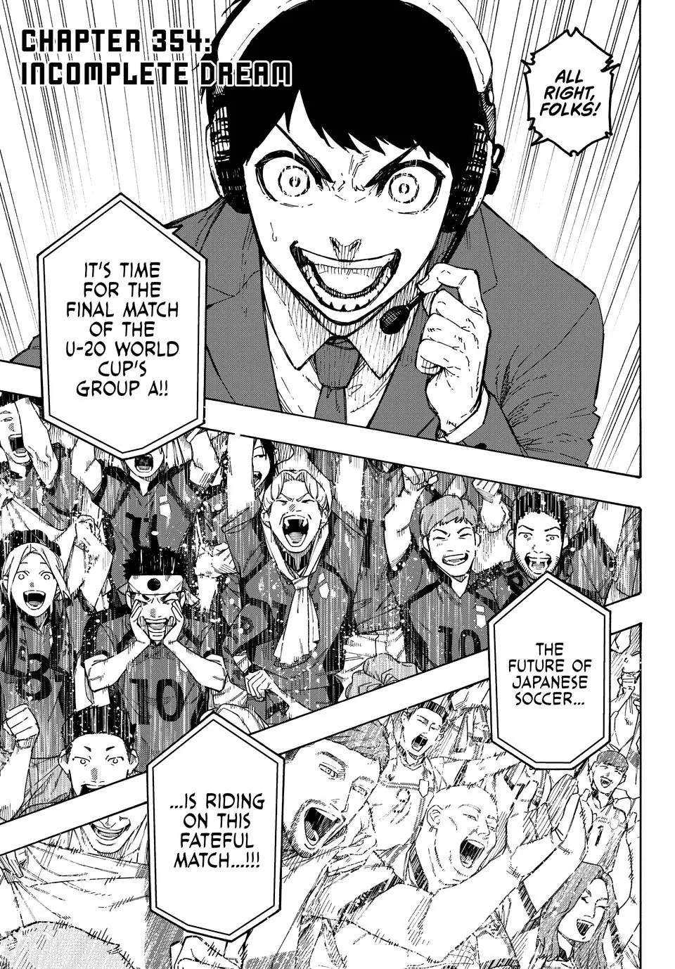 Blue Lock chapter 354 page 1