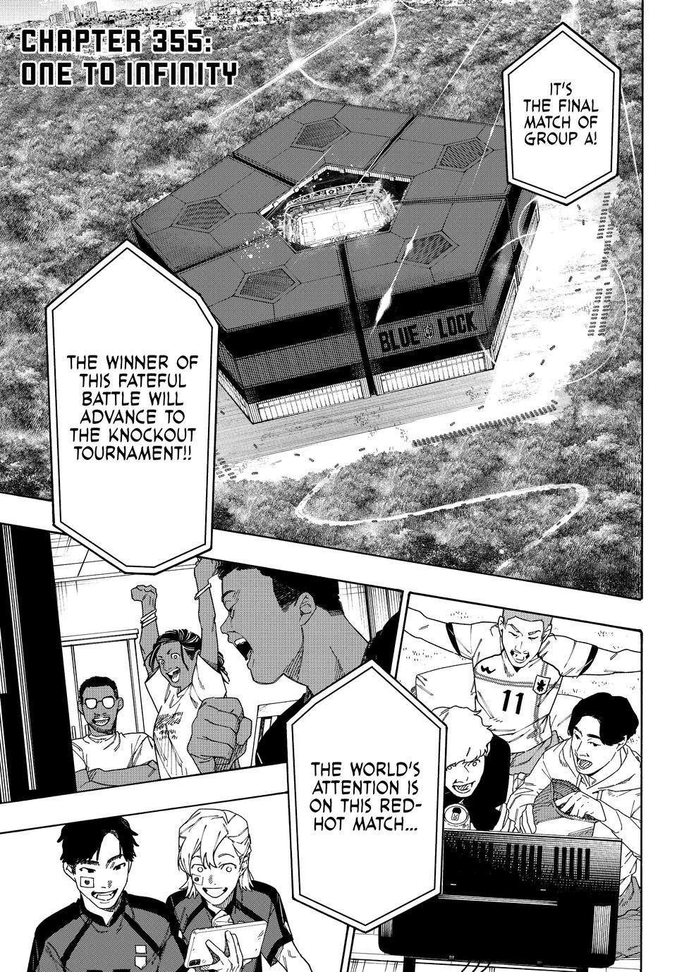 Blue Lock chapter 355 page 1
