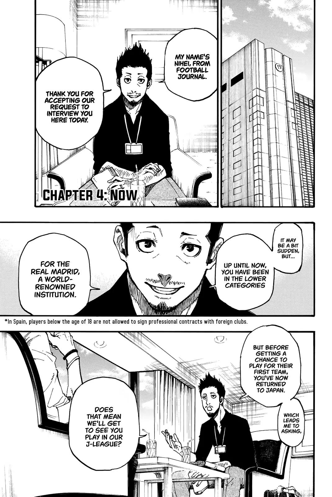 Blue Lock chapter 4 page 2