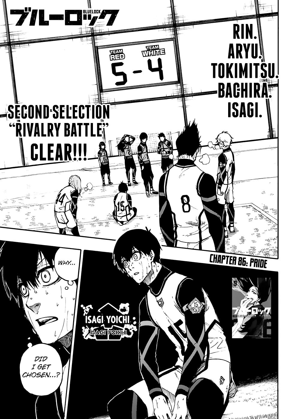 Blue Lock chapter 86 page 1