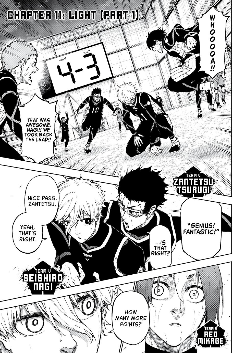 Blue Lock: EPISODE Nagi chapter 11 page 1