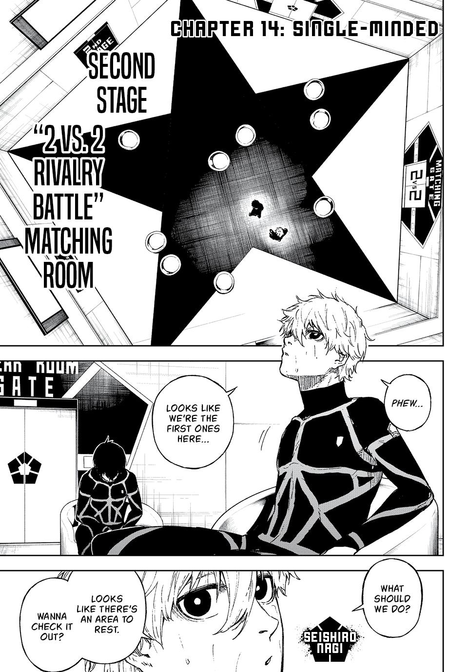 Blue Lock: EPISODE Nagi chapter 14 page 1