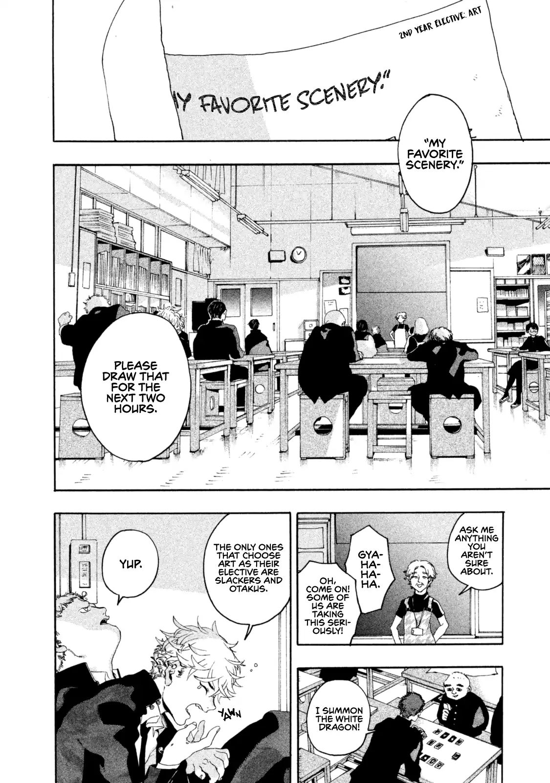 Blue Period chapter 1 page 14