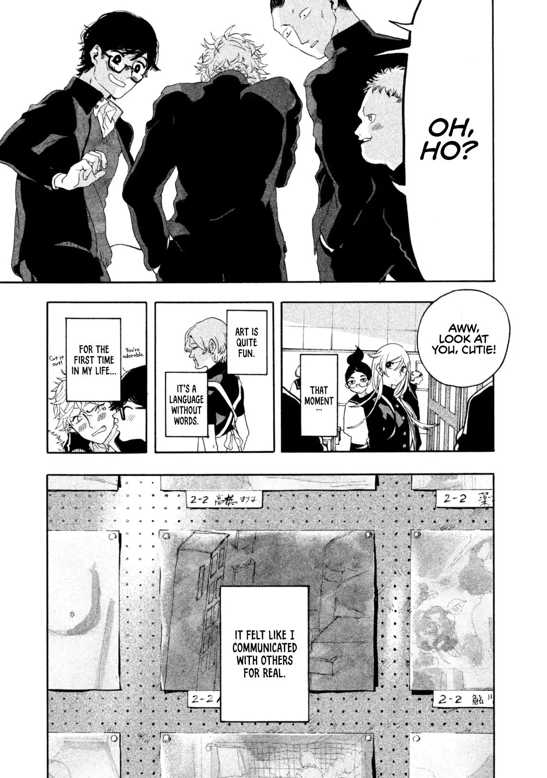 Blue Period chapter 1 page 58