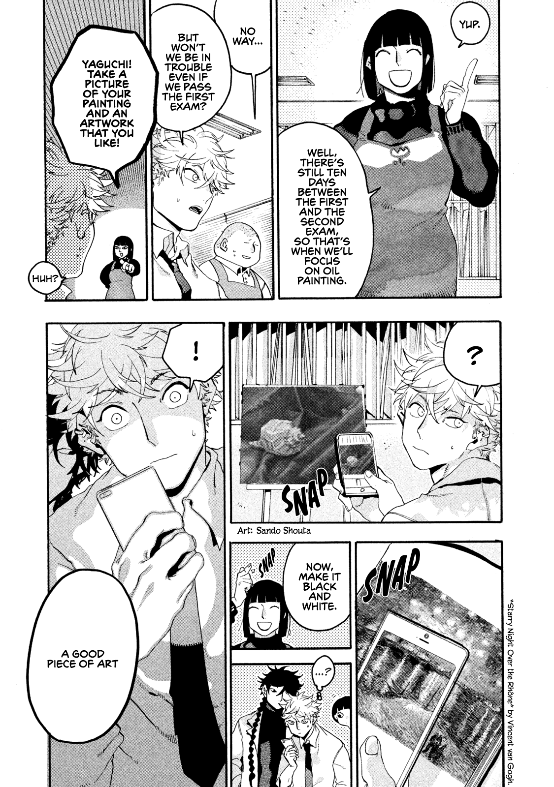 Blue Period chapter 13 page 14