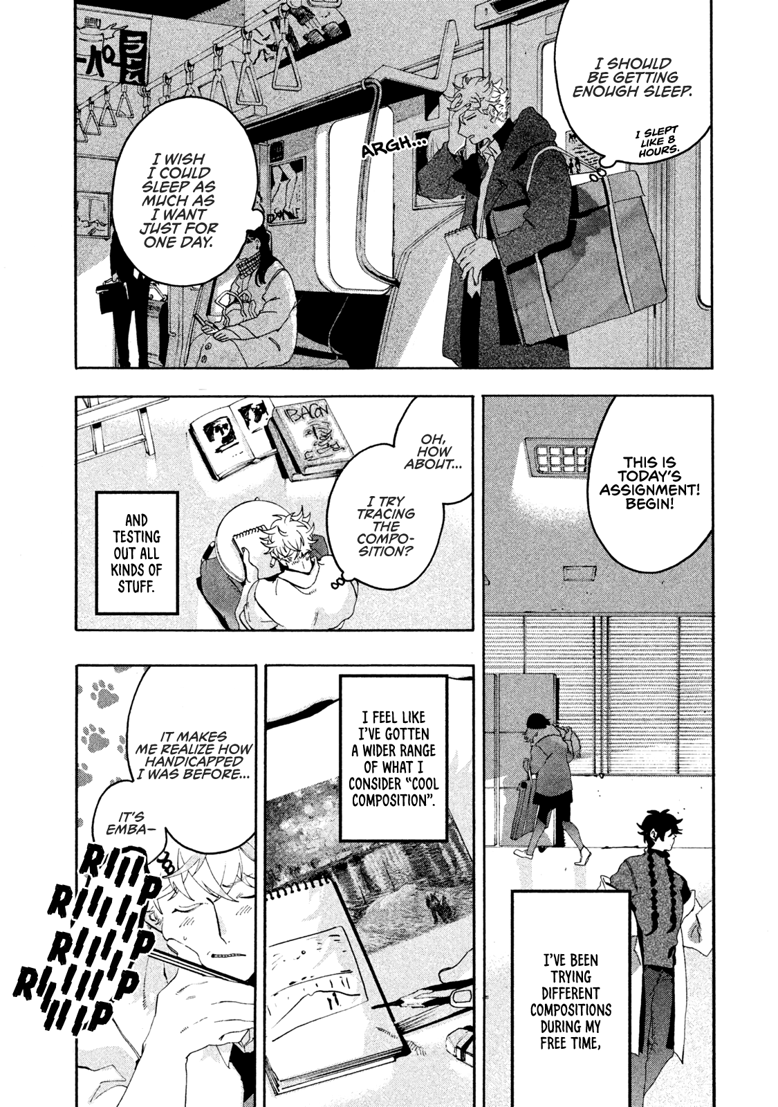 Blue Period chapter 13 page 35