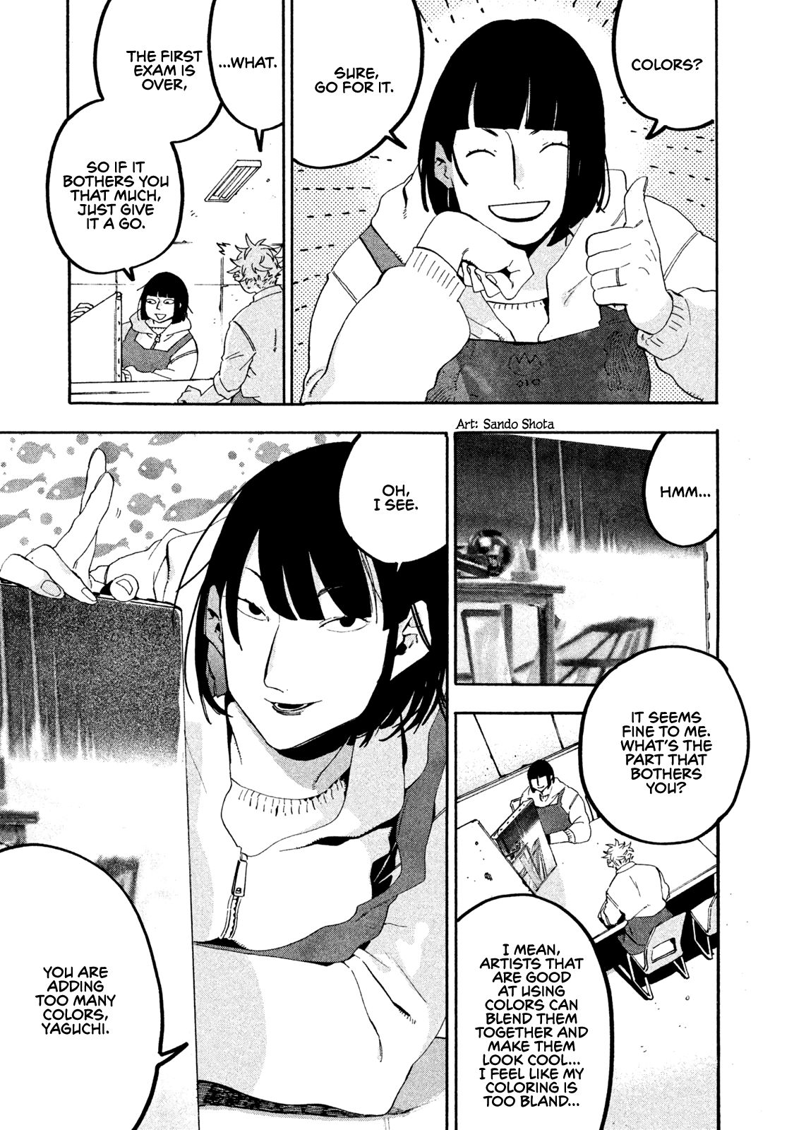 Blue Period chapter 18 page 9