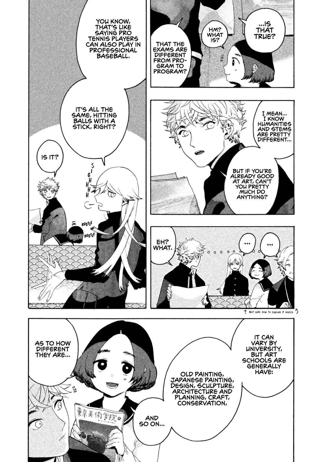 Blue Period chapter 2 page 11