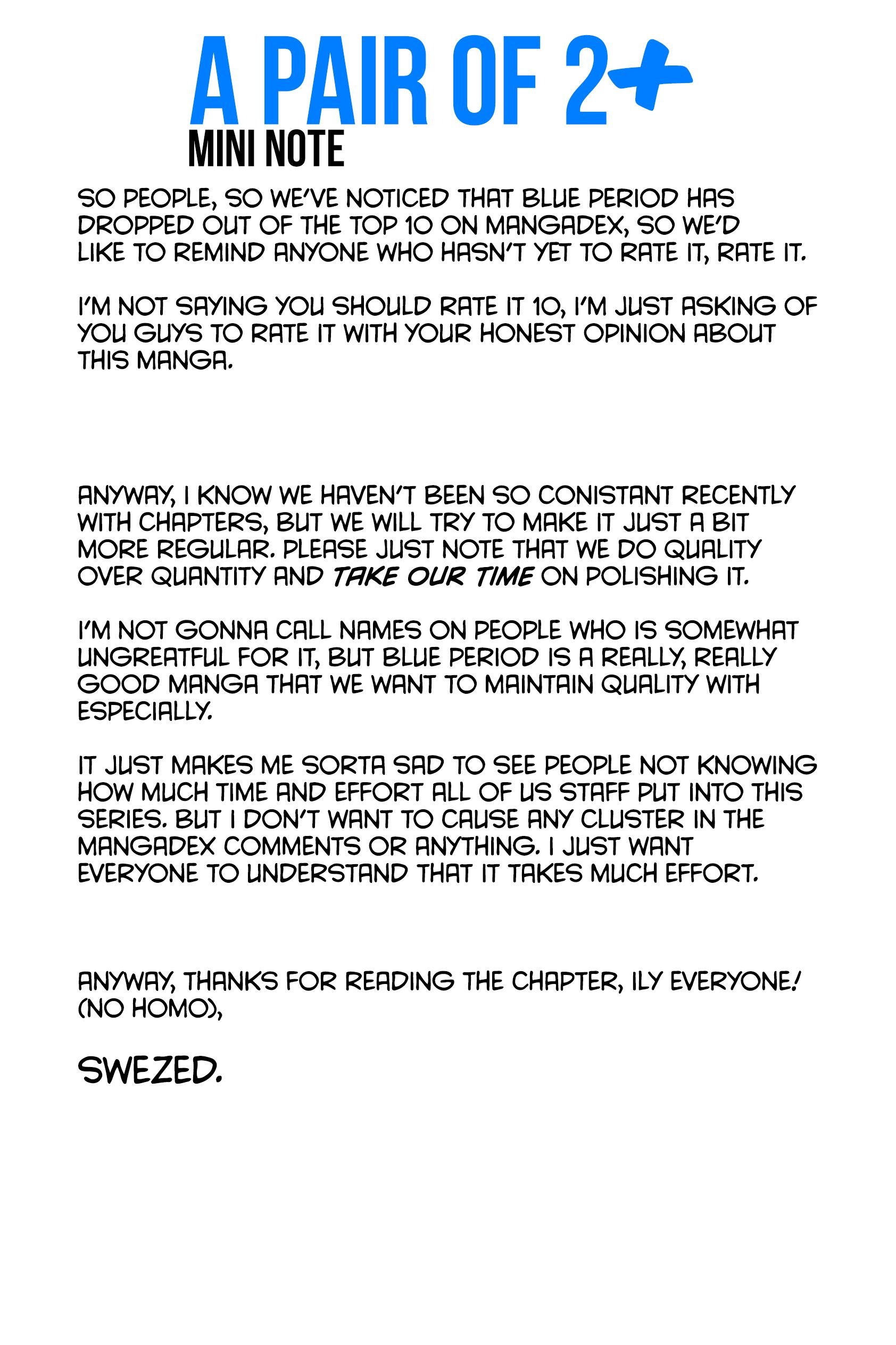 Blue Period chapter 27 page 47