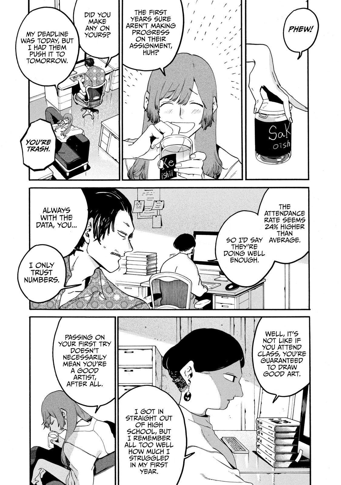 Blue Period chapter 28 page 36