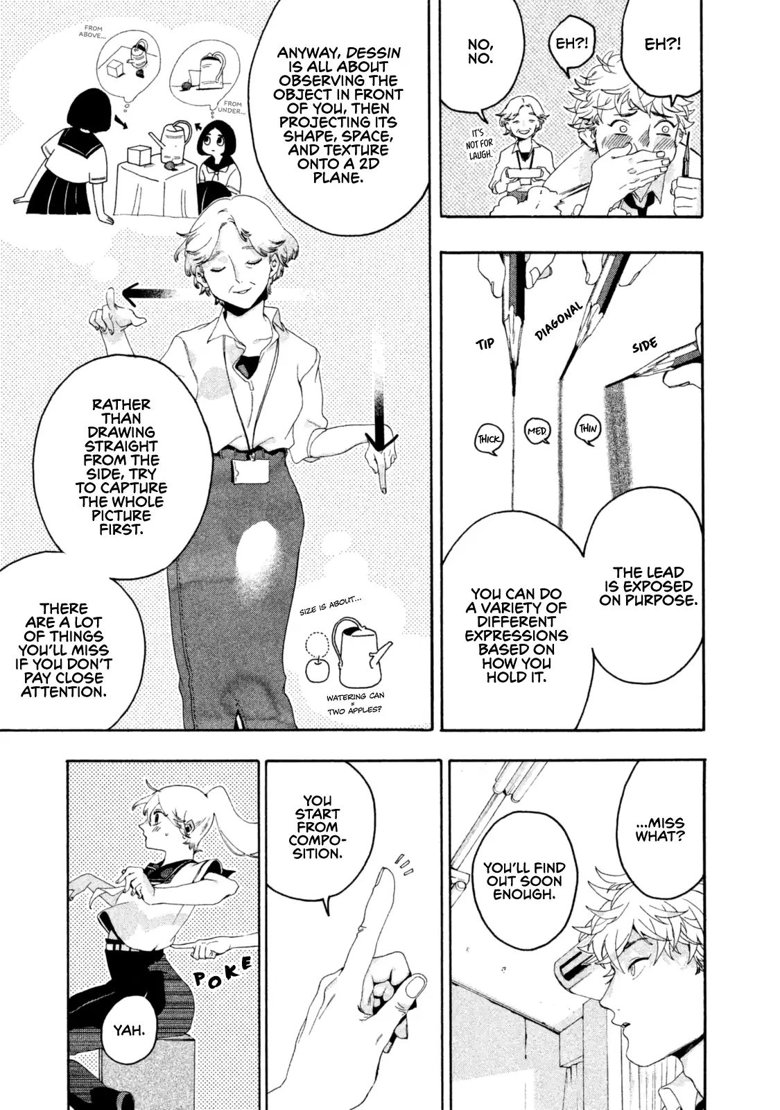 Blue Period chapter 3 page 15