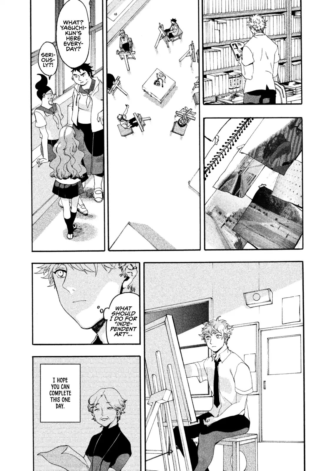 Blue Period chapter 3 page 40