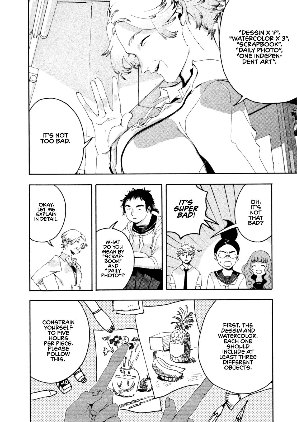 Blue Period chapter 3 page 8