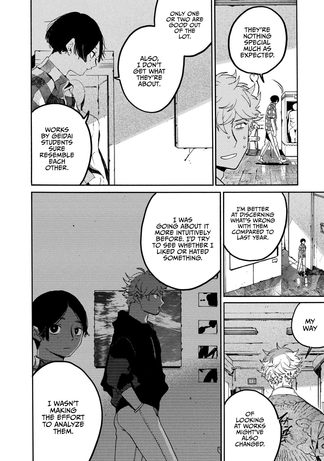 Blue Period chapter 34 page 38