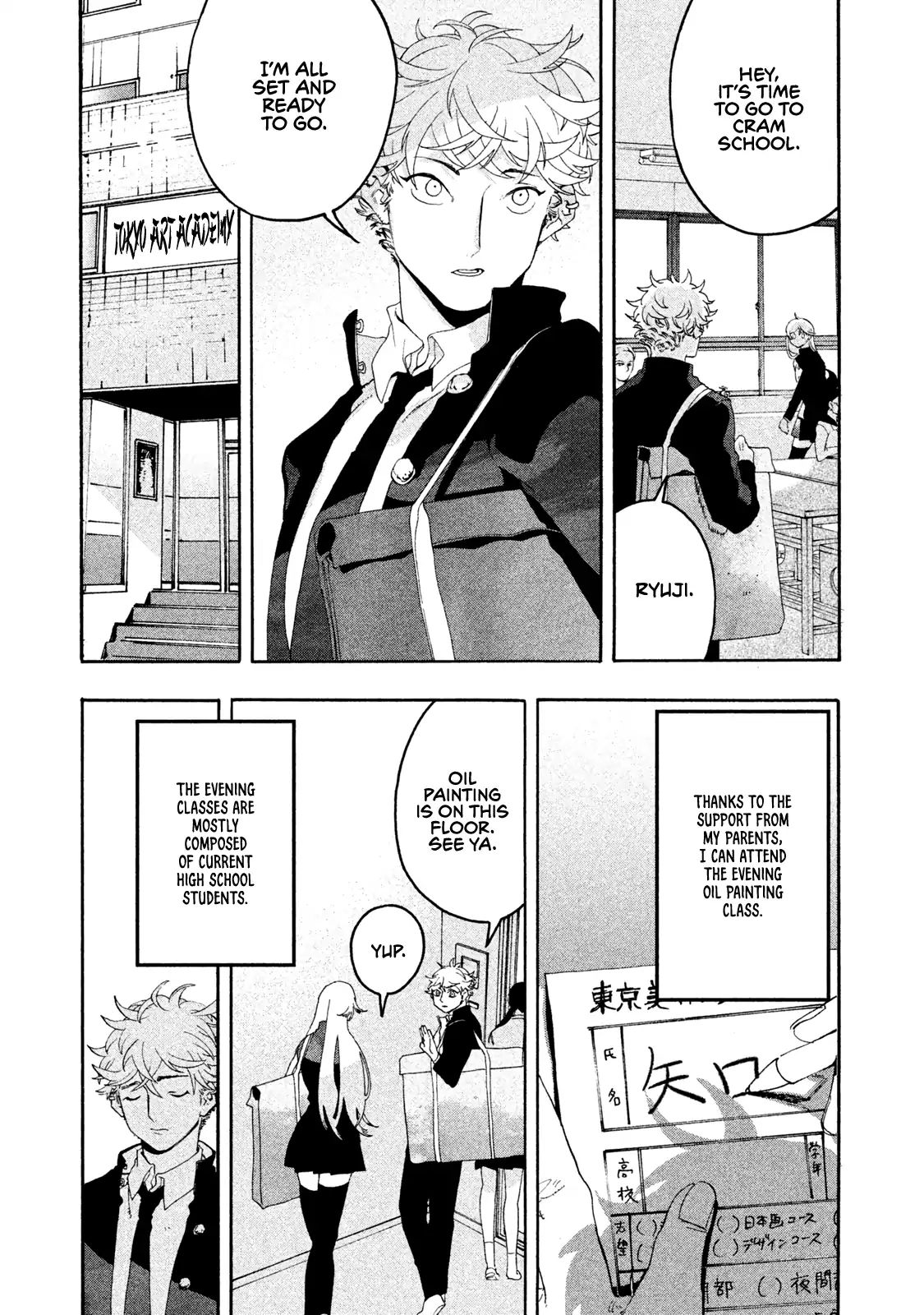 Blue Period chapter 5 page 45