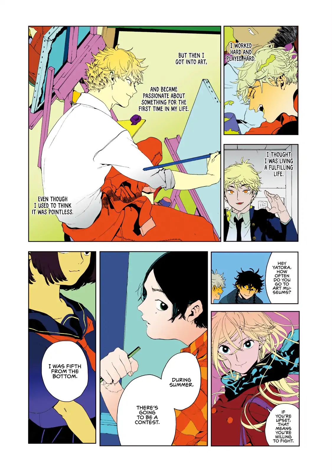 Blue Period chapter 7 page 1