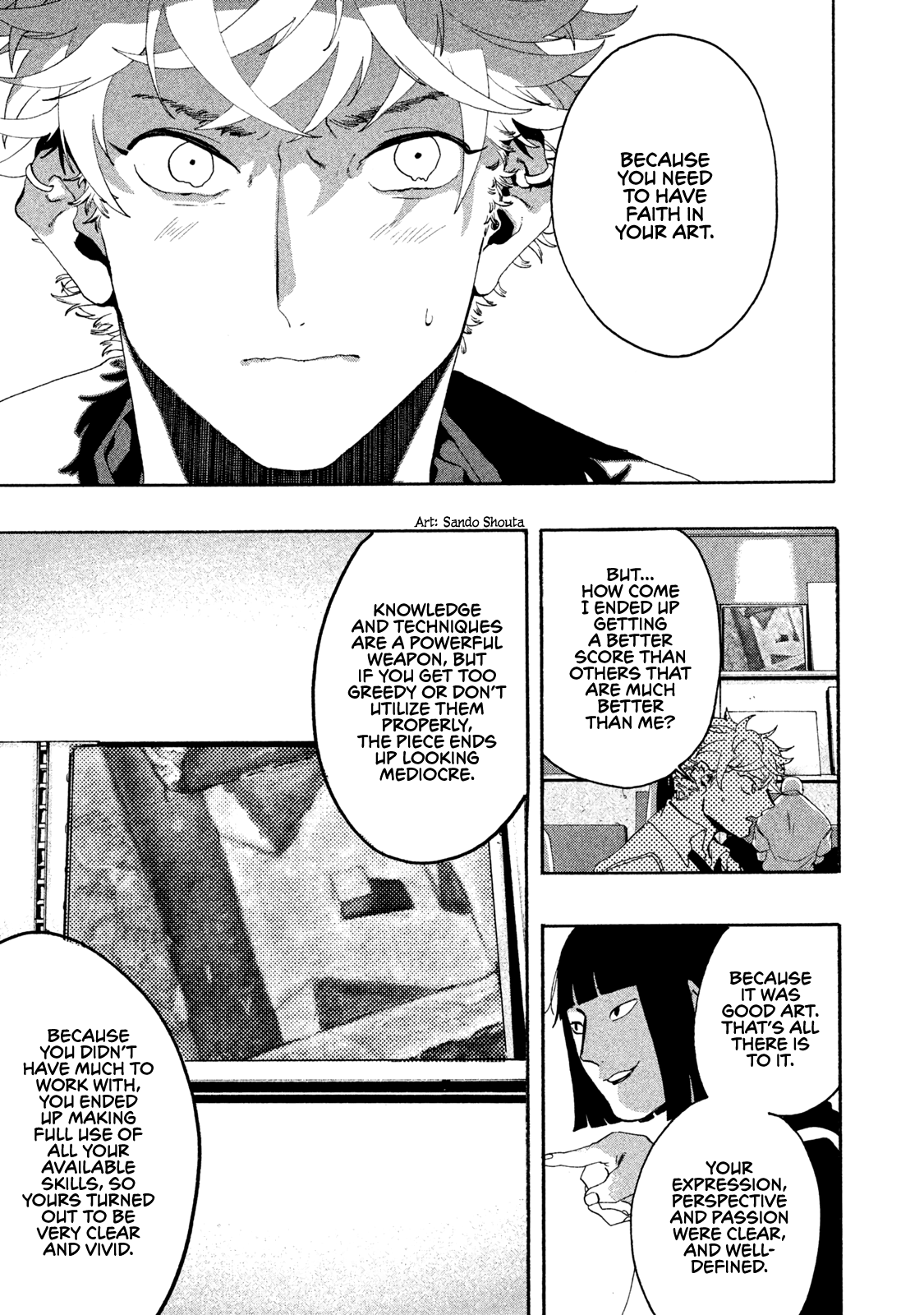 Blue Period chapter 8 page 40