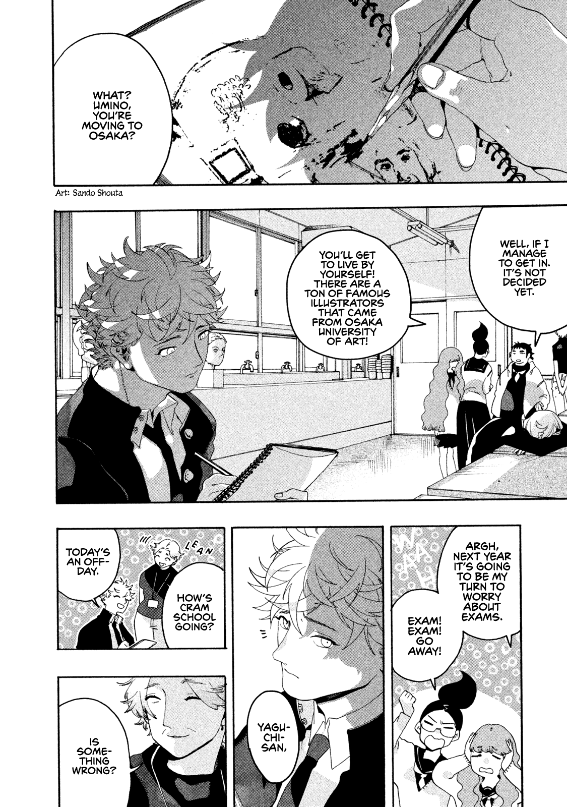 Blue Period chapter 8 page 8