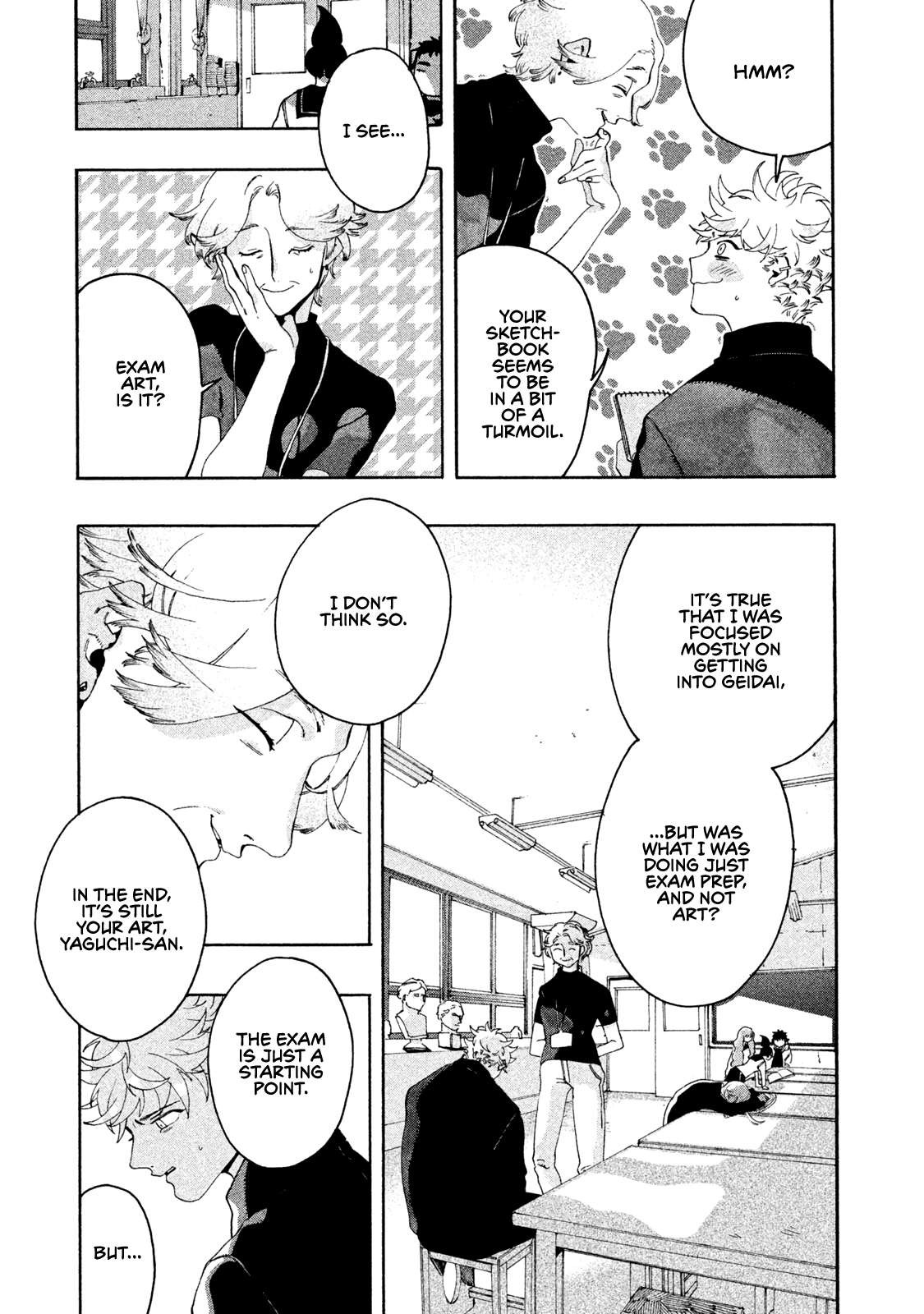 Blue Period chapter 8 page 9