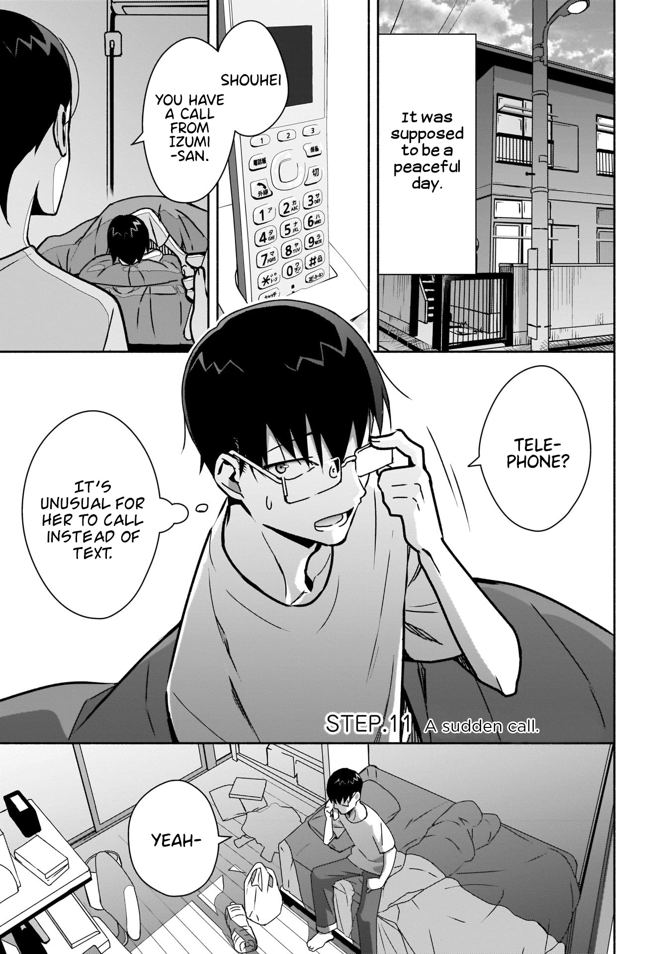 Bocchi no Boku ni Kyousei Kanojo ga Yattekita chapter 11 page 1