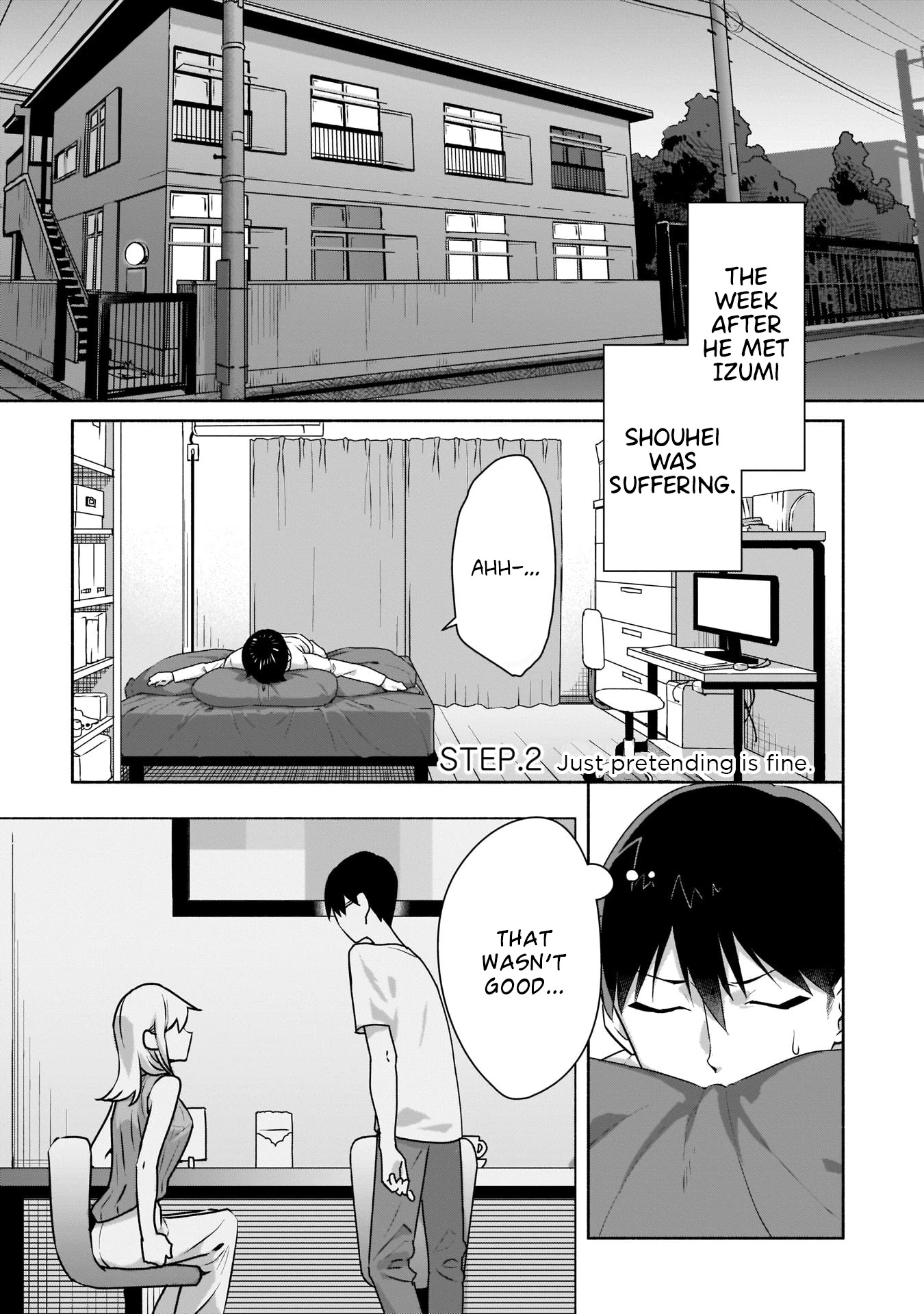 Bocchi no Boku ni Kyousei Kanojo ga Yattekita chapter 2 page 1