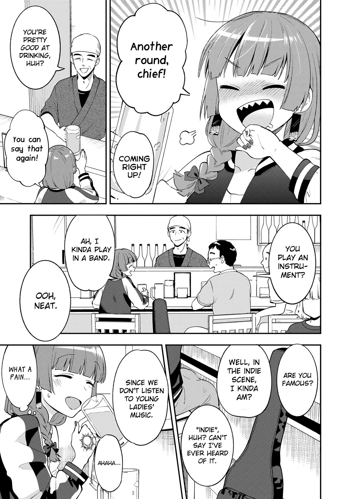 Bocchi the Rock! Side Story: Hiroi Kikuri's Heavy Drinking Diary chapter 1 page 9