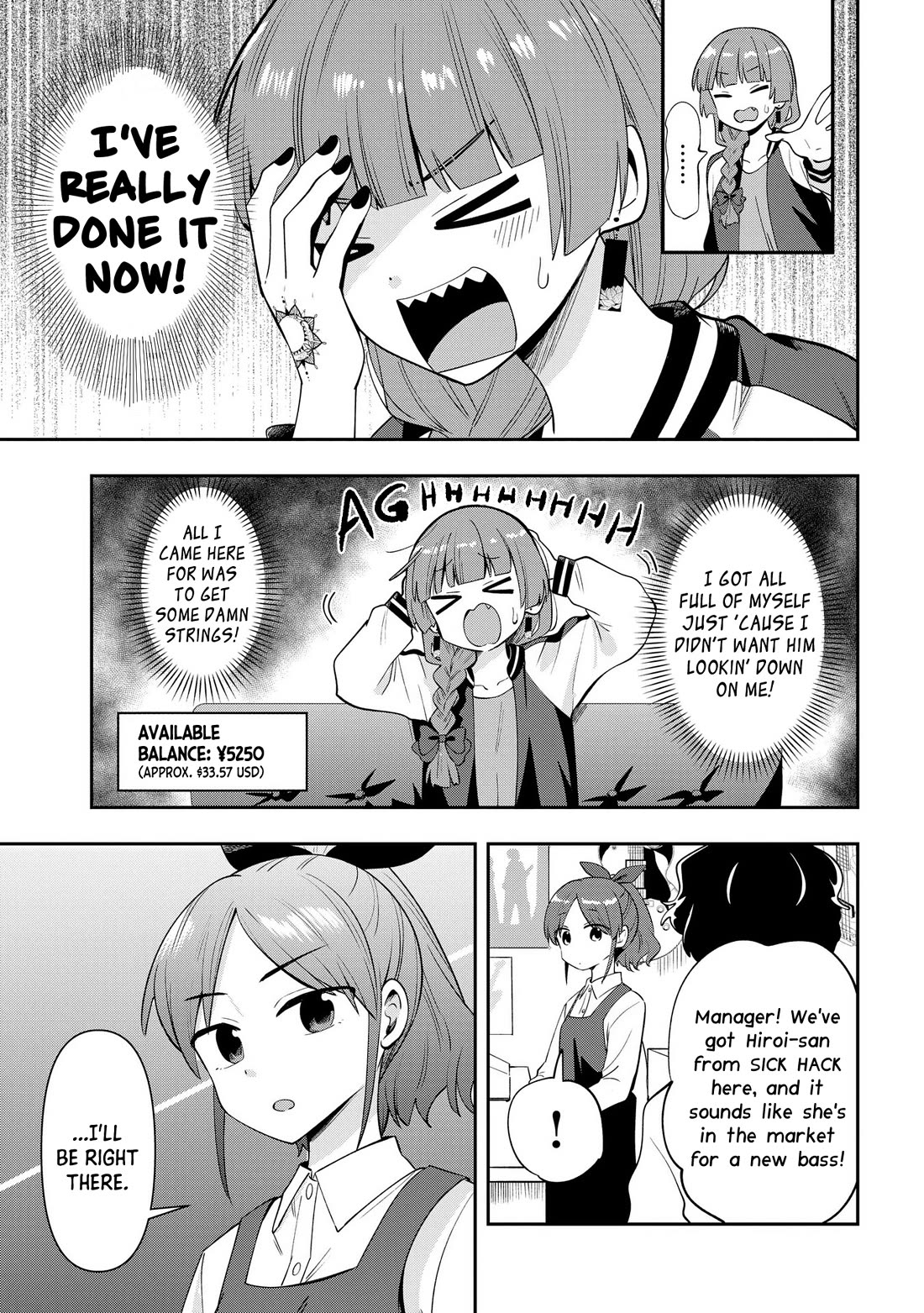 Bocchi the Rock! Side Story: Hiroi Kikuri's Heavy Drinking Diary chapter 18 page 9