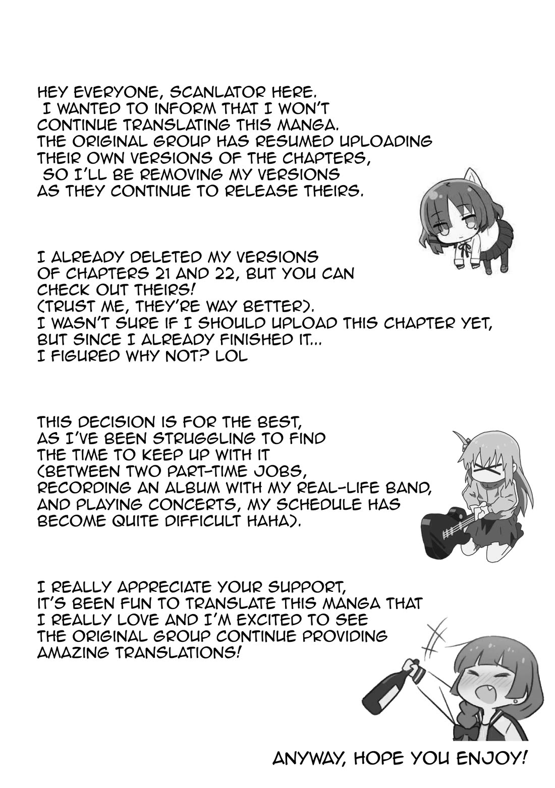 Bocchi the Rock! Side Story: Hiroi Kikuri's Heavy Drinking Diary chapter 25 page 21