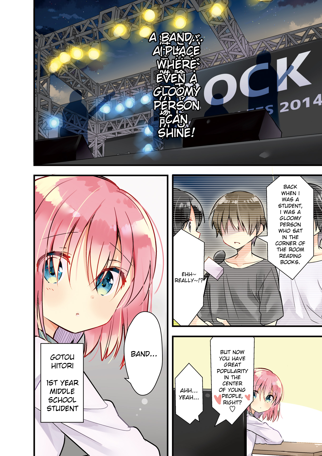 Bocchi The Rock chapter 0 page 4