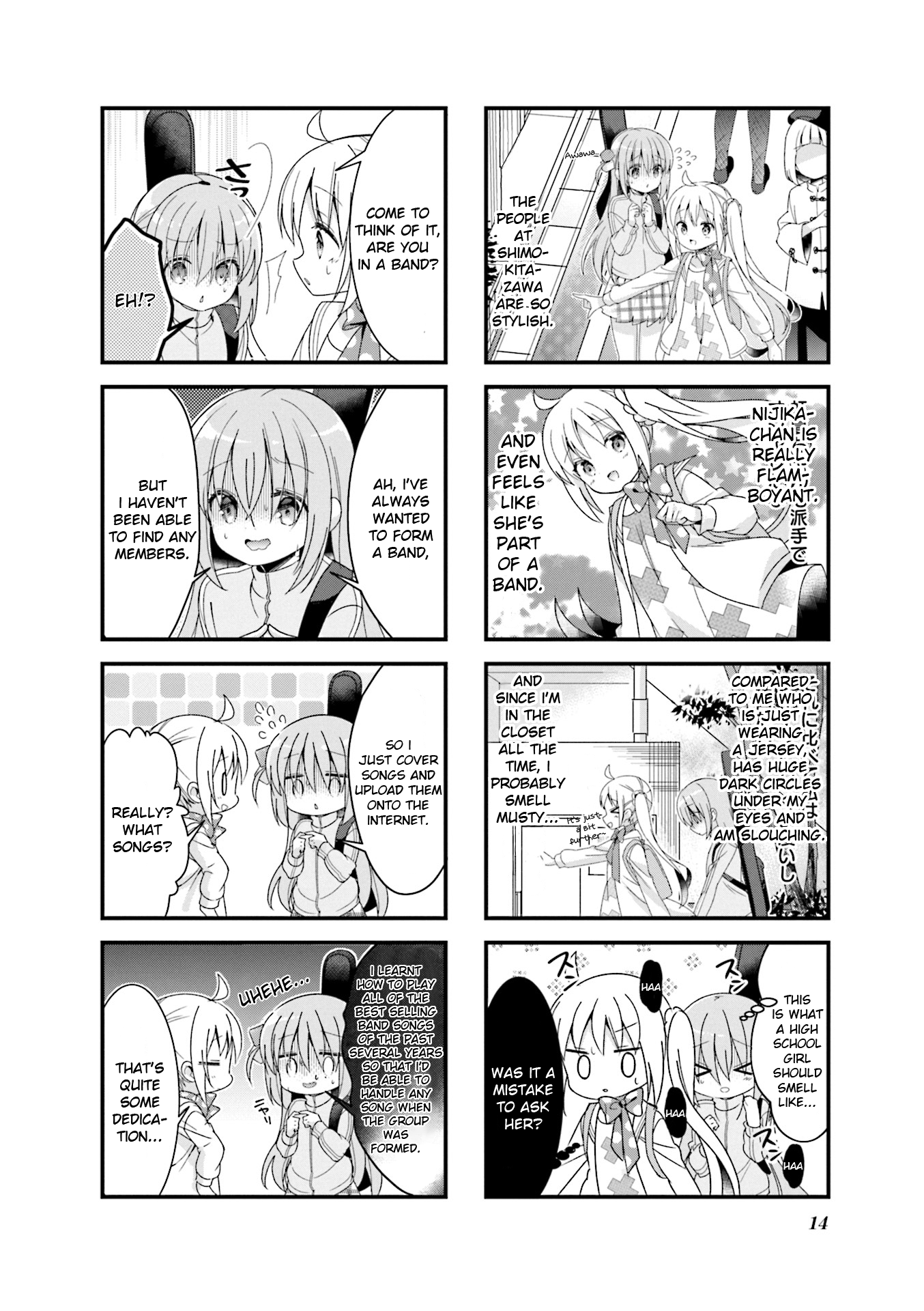 Bocchi The Rock chapter 1 page 8