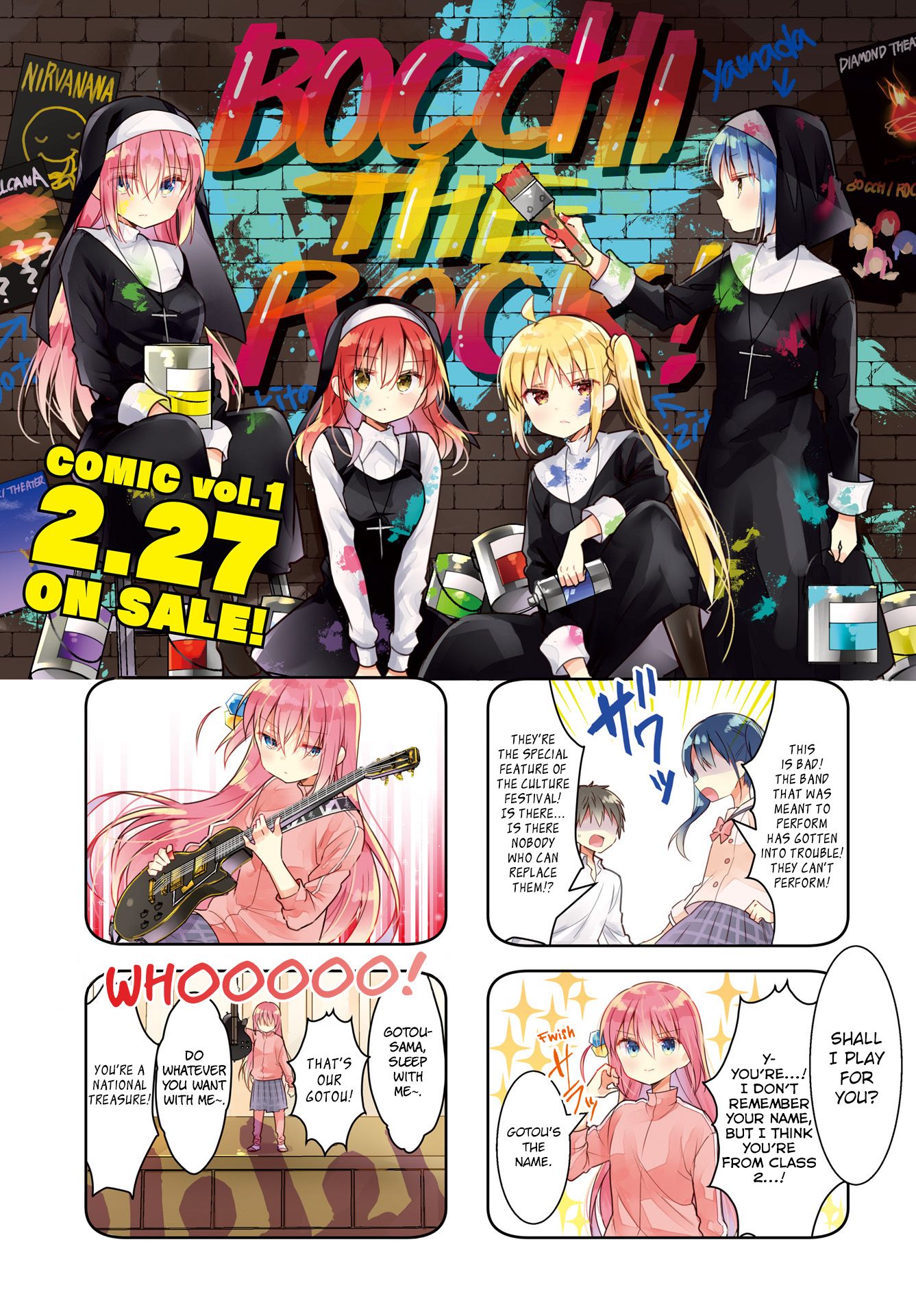 Bocchi The Rock chapter 15 page 1