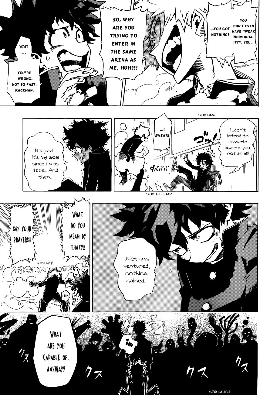 Boku no Hero Academia chapter 1 page 13