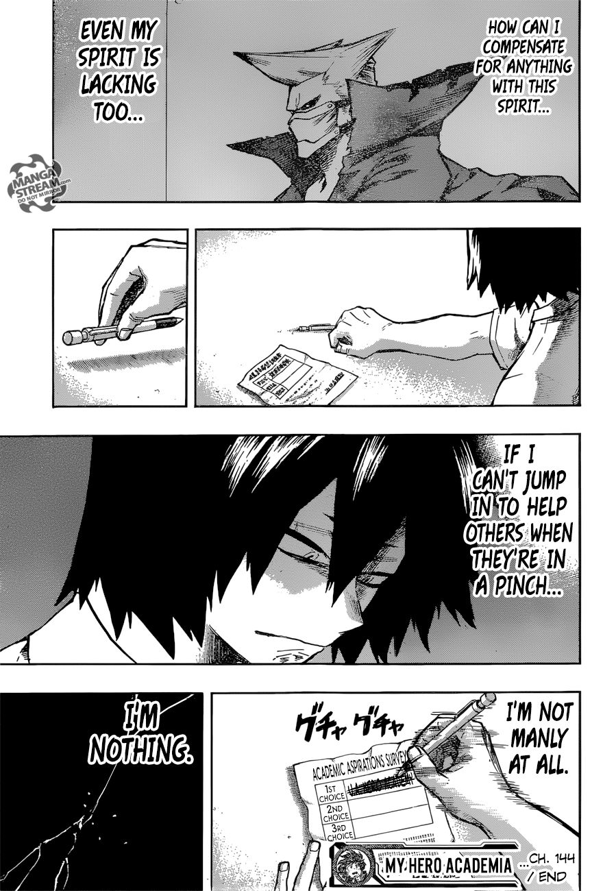 Boku no Hero Academia chapter 144 page 15