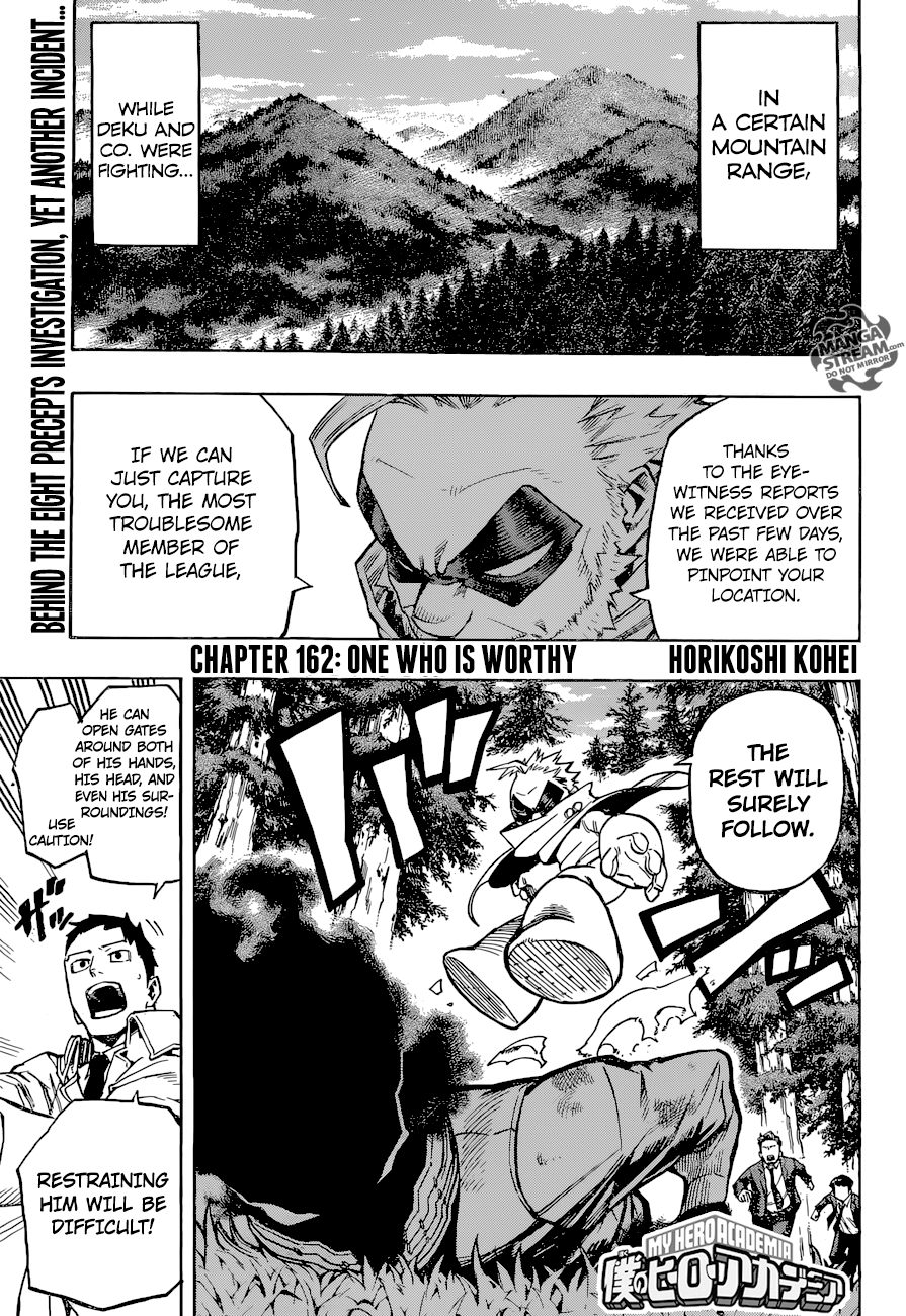 Boku no Hero Academia chapter 162 page 1