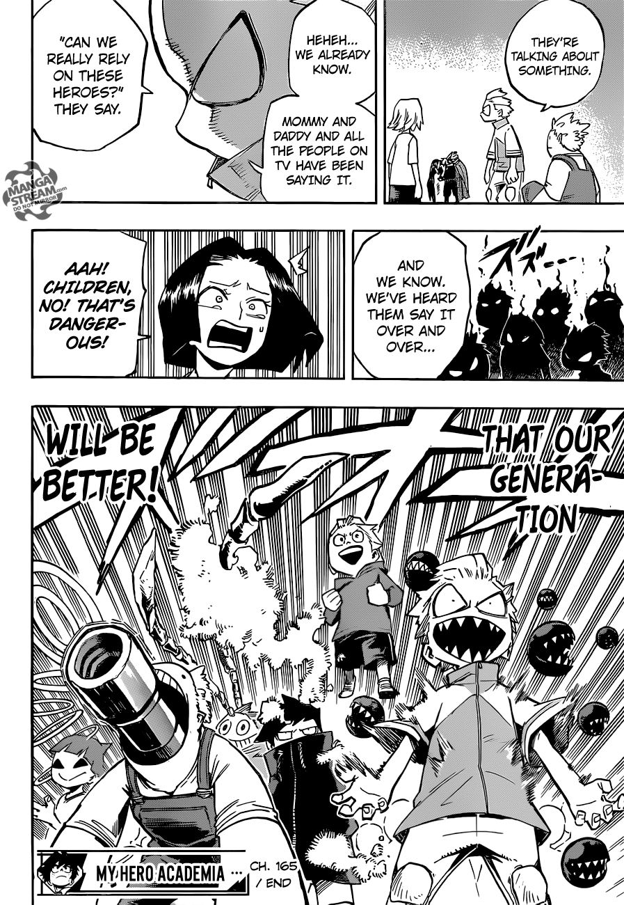 Boku no Hero Academia chapter 165 page 17