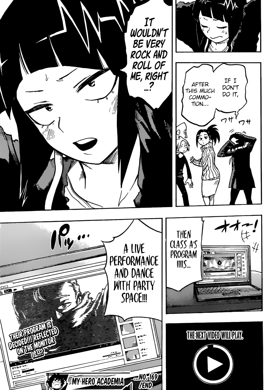 Boku no Hero Academia chapter 169 page 16