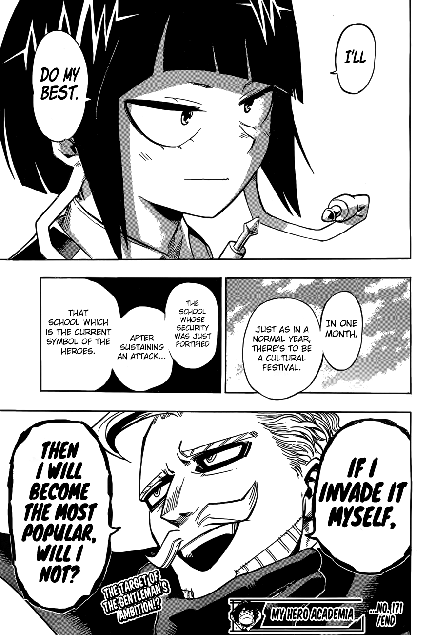 Boku no Hero Academia chapter 171 page 15