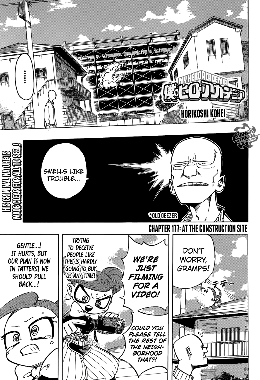 Boku no Hero Academia chapter 177 page 1