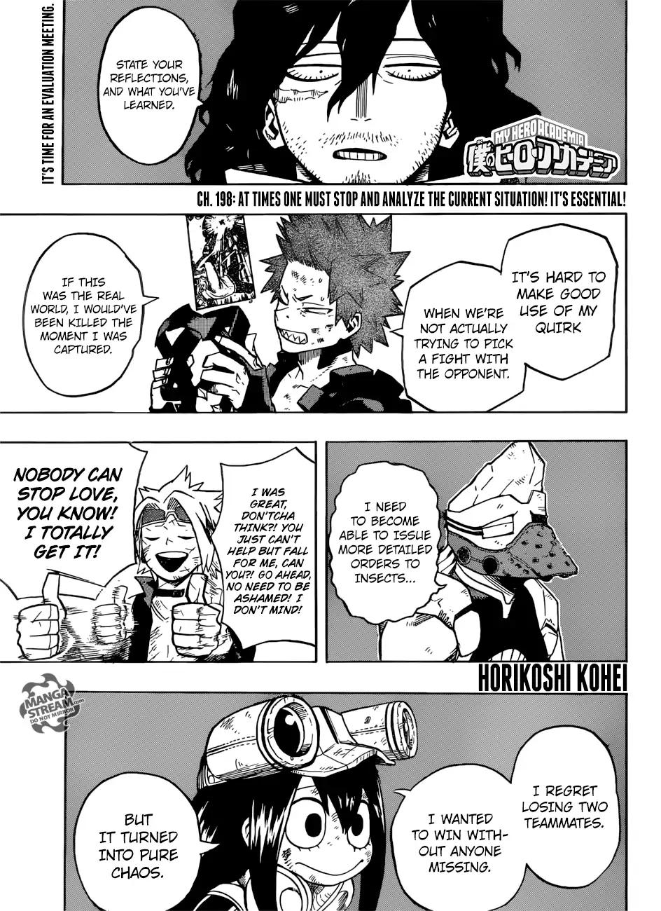 Boku no Hero Academia chapter 198 page 1