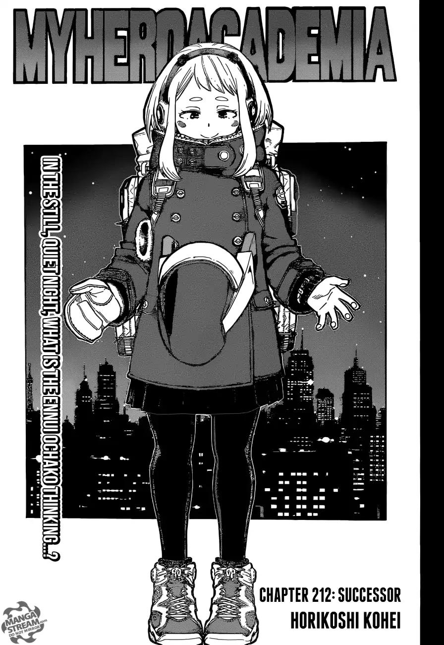 Boku no Hero Academia chapter 212 page 1