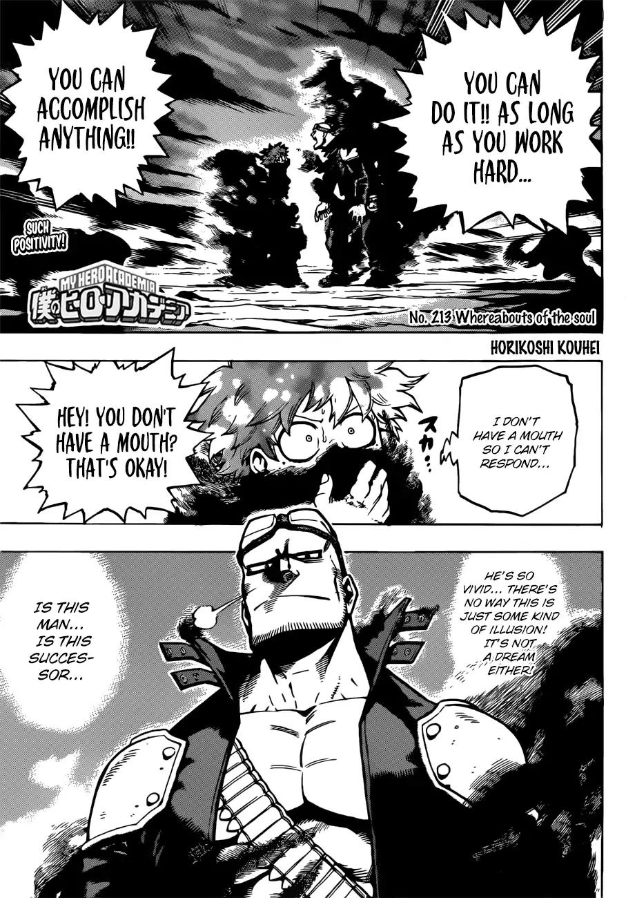 Boku no Hero Academia chapter 213 page 1
