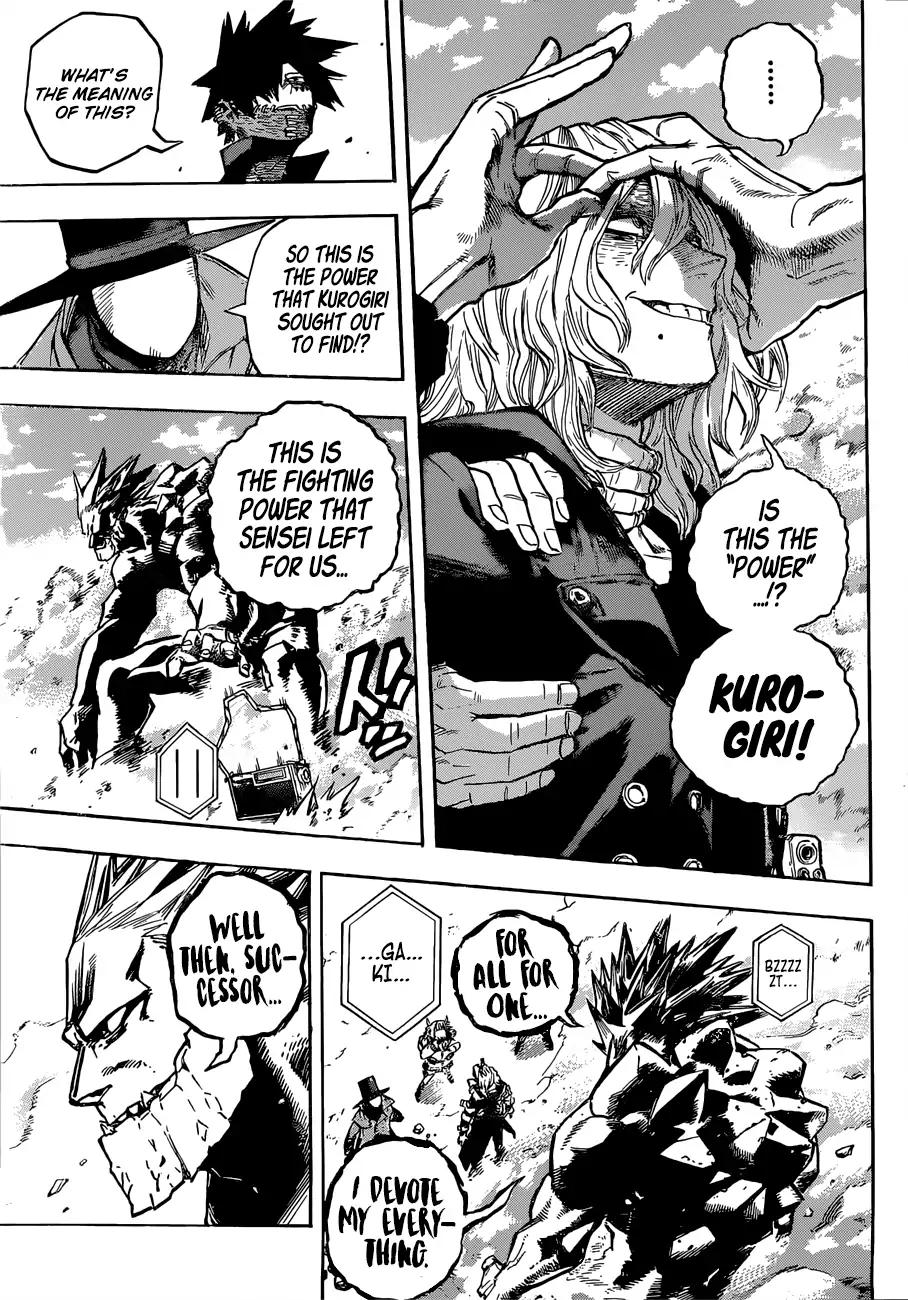 Boku no Hero Academia chapter 220 page 14