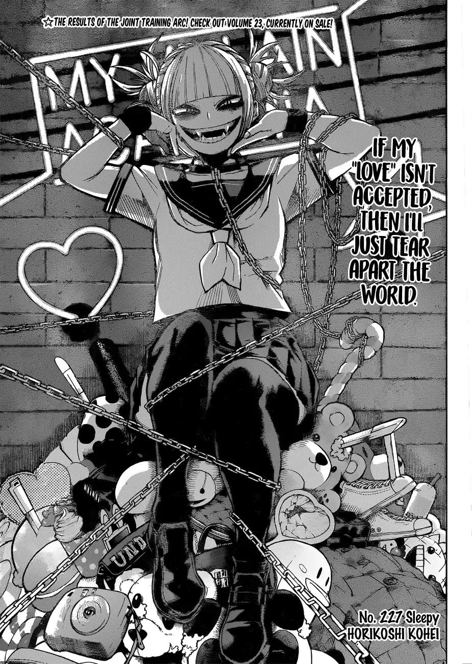 Boku no Hero Academia chapter 227 page 1