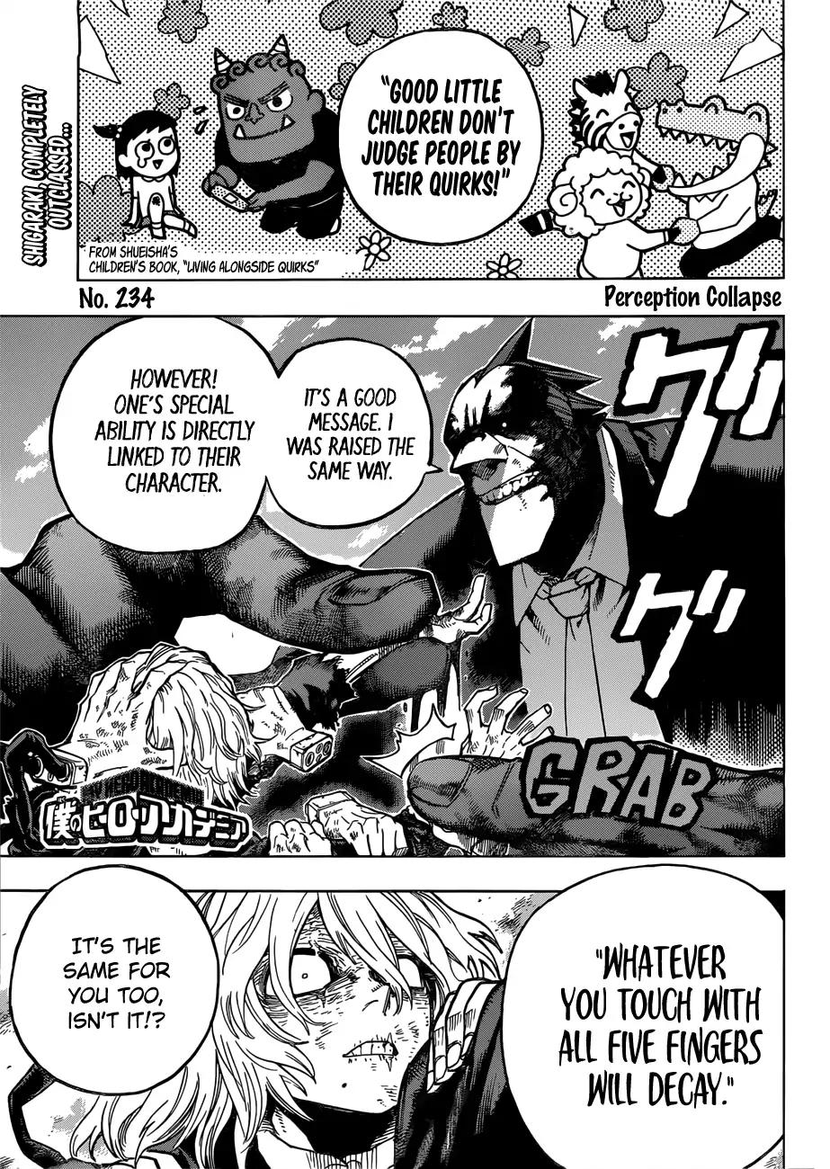 Boku no Hero Academia chapter 234 page 1