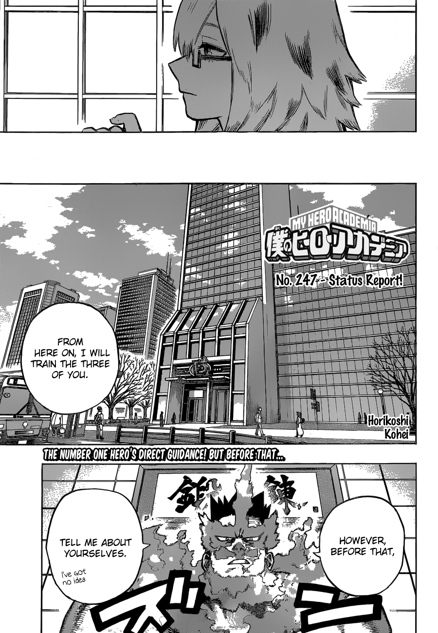 Boku no Hero Academia chapter 247 page 1